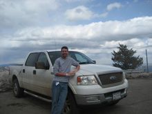 Me with the truck on top of the mountain in Ruidoso, NM.