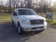 Truck all cleaned up after the road trip.
