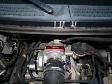 throttle body spacer and volant cold air intake