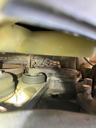 Belt now seems to rub on the tensioner pulley body