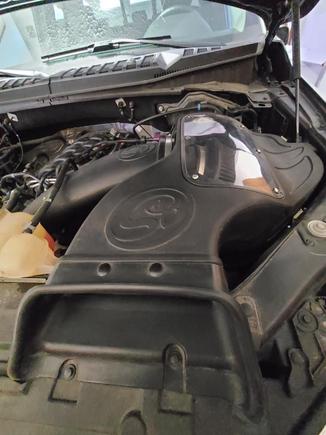 Intake installed