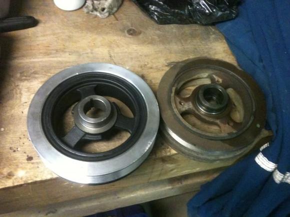 7.55 compared to stock