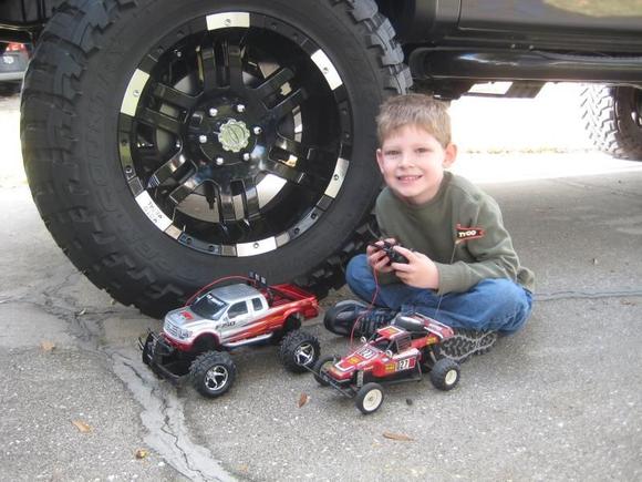 Grandsons F150 Monster RC Truck