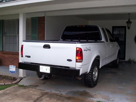 Rear bumper was made out of 3/16" 4x7 steel tubing