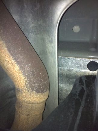 Stock leaving the Y-Pipe