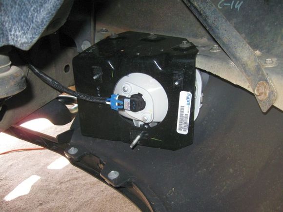 exposed back of fog light
