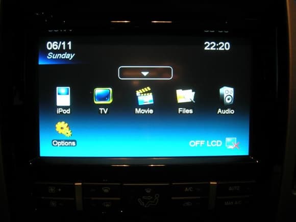 F150 HU install completed with sub-menue screen shot.