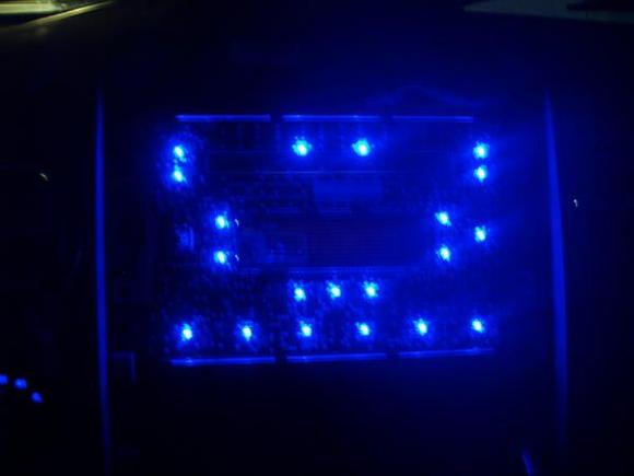 Blue LED swap factory radio