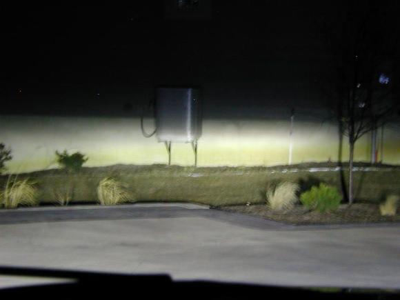 HID Low Beam from inside the cab