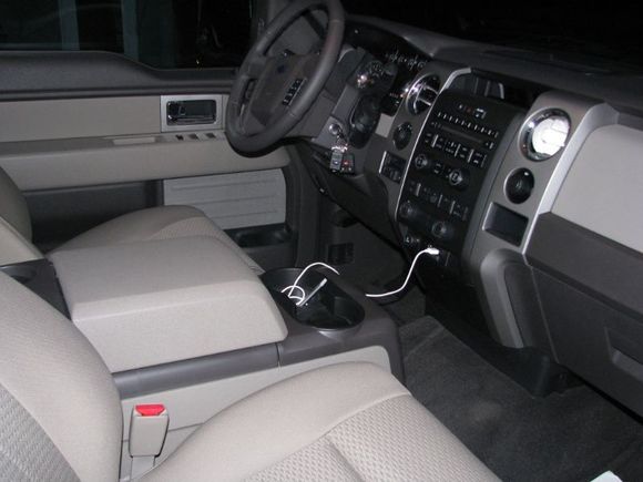 XLT interior with captain chairs