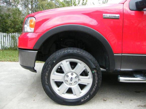 driver side, time for some 35's