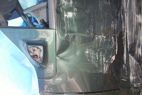 put the factor mirrors back on but got them painted to match the truck