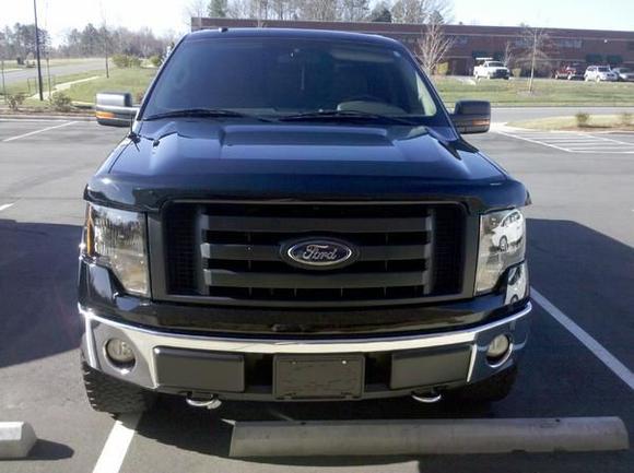 FX4 grille and HD head lights, removed chrome grille and Lariat head lights
