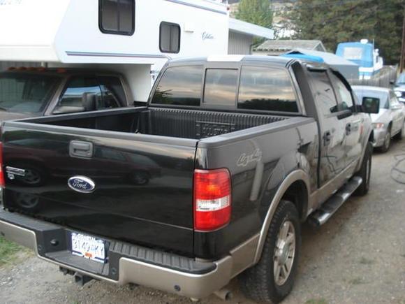 Rear View of my cousin's 06 F150 Lariat 5.4