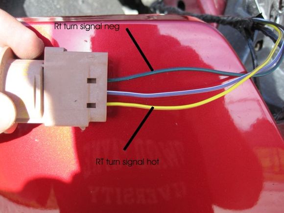 led turn wiring