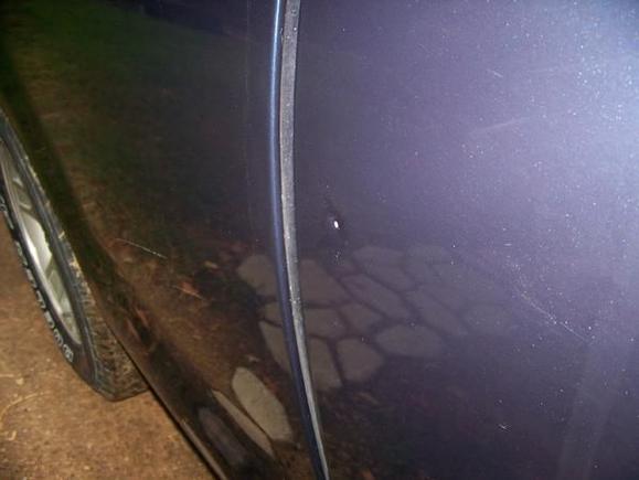 got shot at school (pellet gun)! 2 weeks after new paint job!
...got it fixed within 2 weeks lol the school paid for it