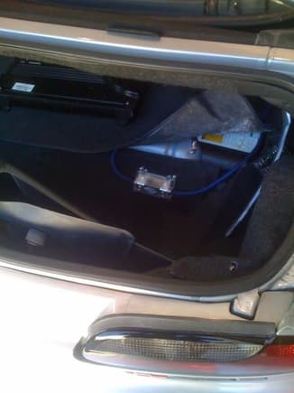 Oh Wait... There is the fuse, in the trunk!