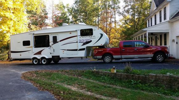 Traded in the smaller trailer for more comfort. tows great !
