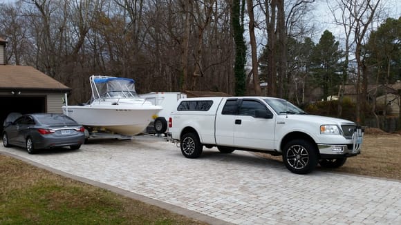 Tows the boat with no problems