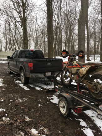 Winter stud riding.