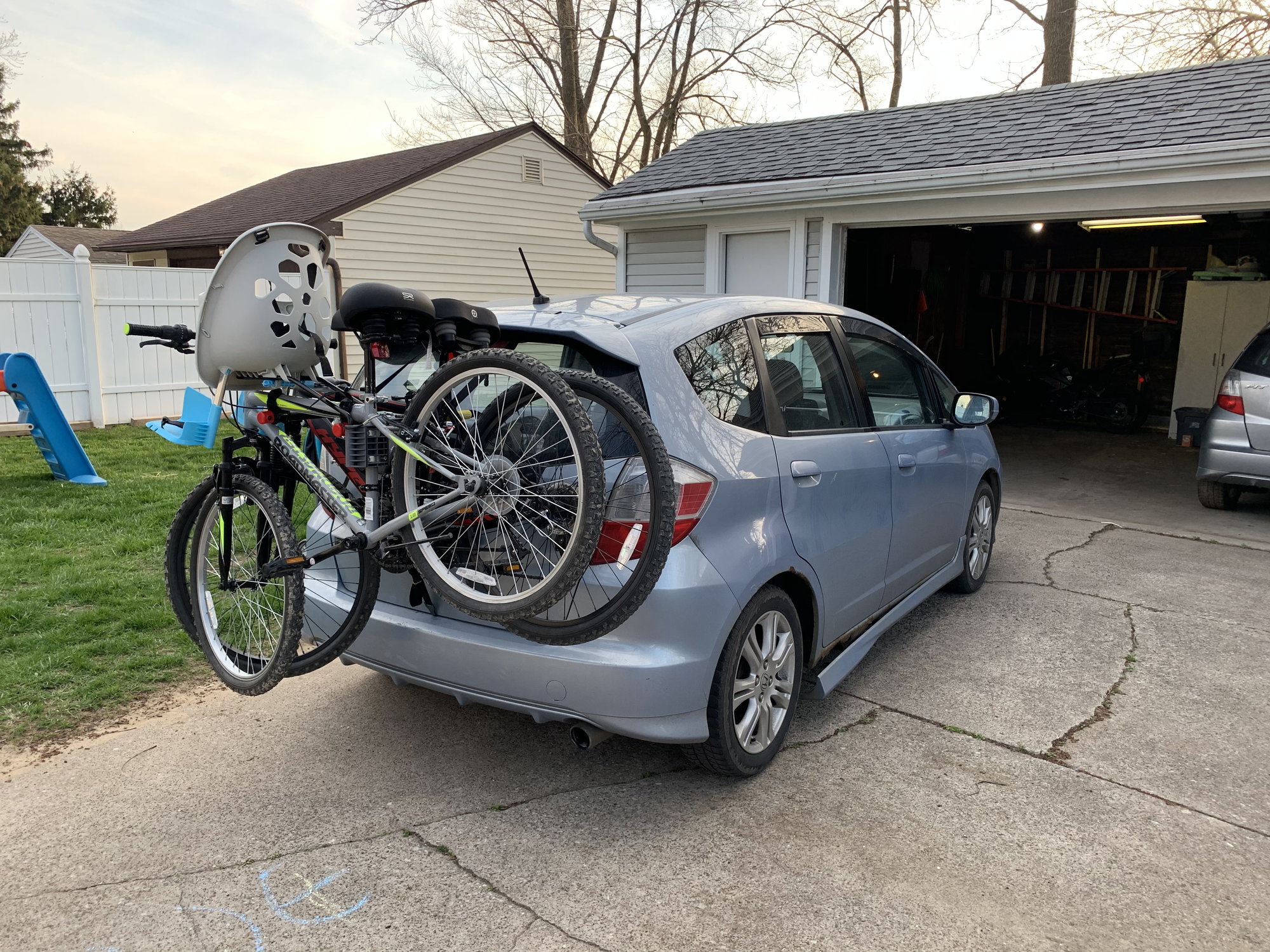 bike rack for honda fit with spoiler