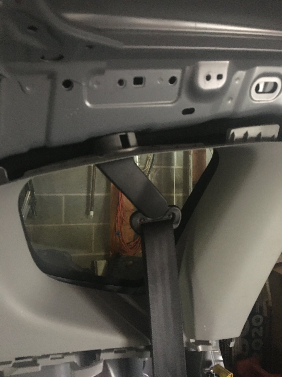 remove back seat safety belt attached to roof - Unofficial Honda FIT Forums