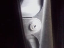 Lower clip on passenger door