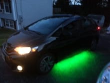 LED underglow green