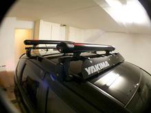 Base Rack, Yakima hood rack, &amp; a Fairing. Can't wait to go snowboarding!!! :)