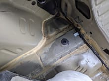Leak area in trunk