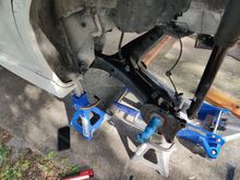 Once you can get the bolt in straight through go ahead and do so leaving it loose.