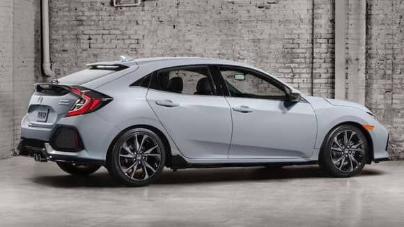 2017 Honda Civic hatchback will be sold in Canada after an 11-year hiatus.
(Honda)