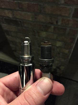 I’ve gone through 12 spark plugs (cyl 1-4) and one helicoil on cylinder 3. Cylinder 3 is on its third spark plug since December 2017 and the plug in the picture on the right I just took out of cylinder 1 tonight.  Same thing happened to the plug in cylinder 3 a few months ago, and I never found the plug and the boot that blew out of cyl 3 a few weeks ago.  What causes spark plugs to break like this (plug on right)?  Misadjusted valves? 
