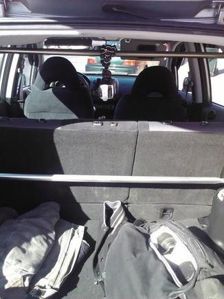 camera mounted to c pillar :D