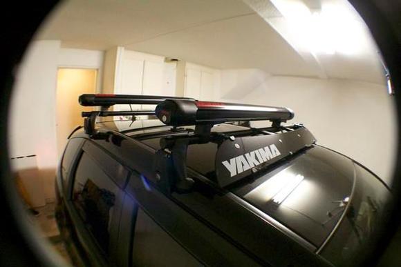 Base Rack, Yakima hood rack, &amp; a Fairing. Can't wait to go snowboarding!!! :)
