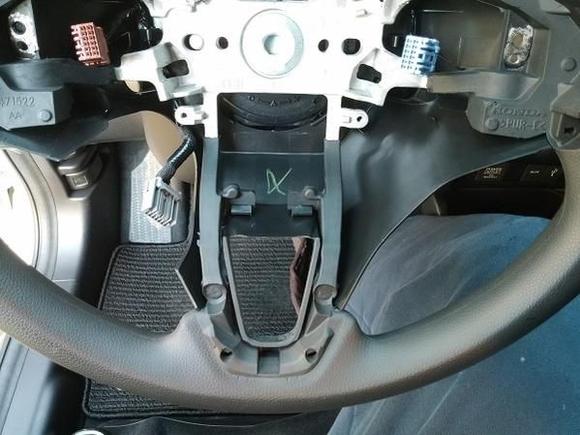 Another view of steering wheel mod
