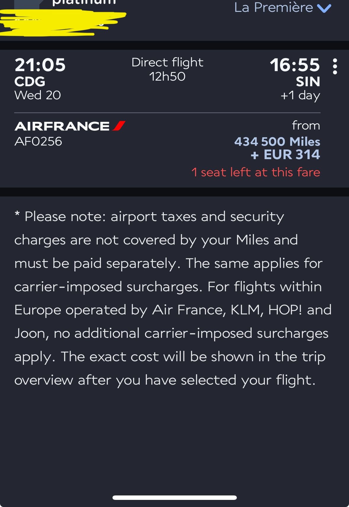 AF « La Première » Outlook - Page 183 - FlyerTalk Forums