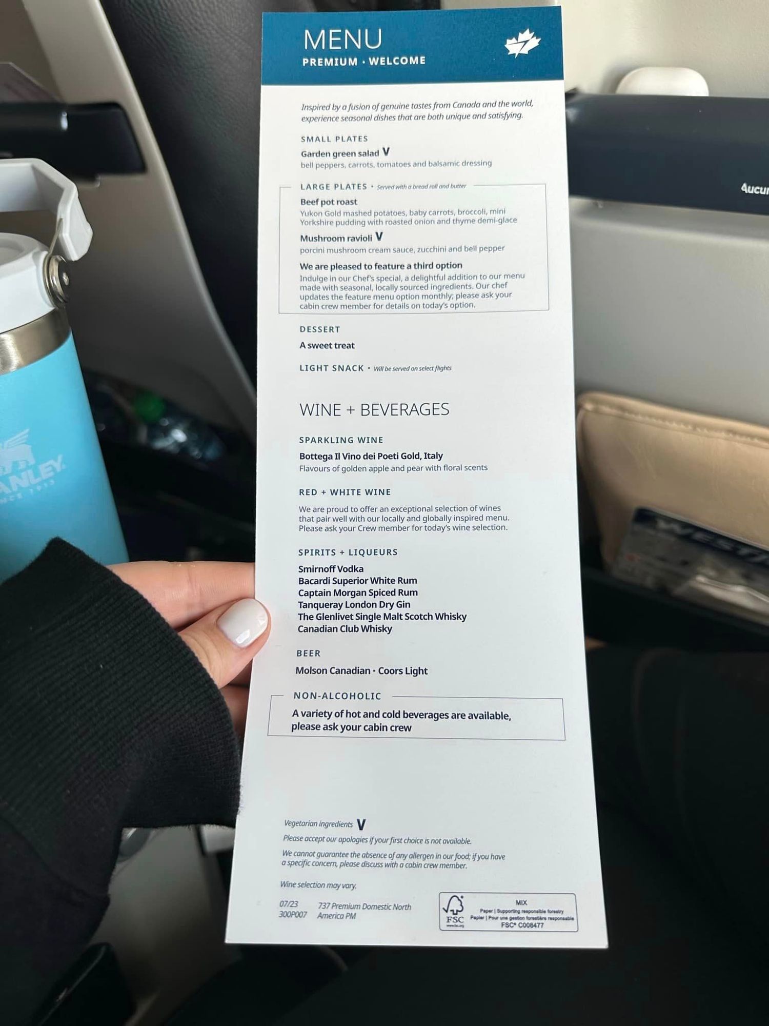 Meals on Westjet flights in J, W, and Y cabins Page 11 FlyerTalk Forums