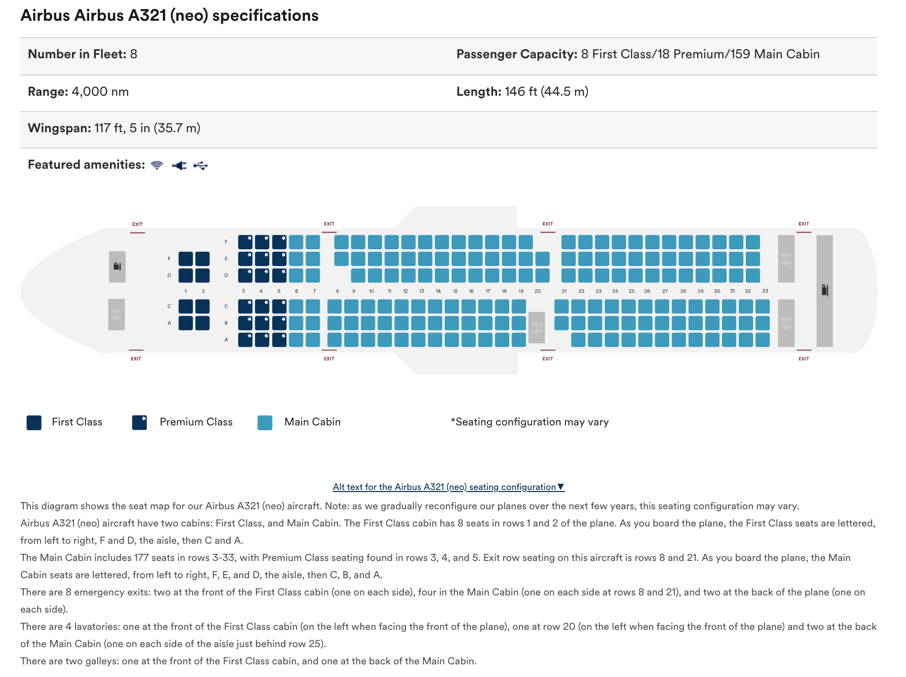 alaska airlines seat map airbus a321