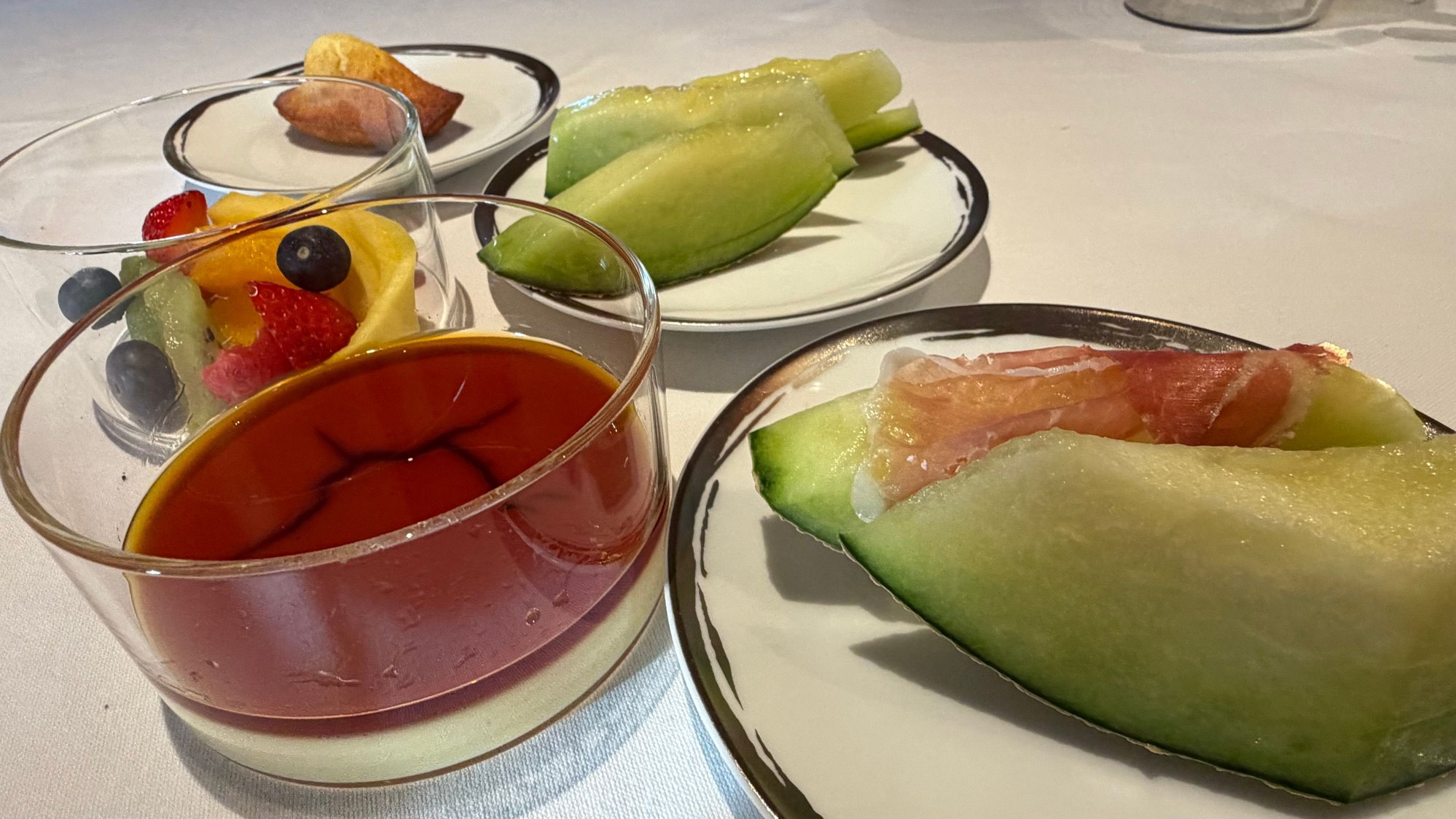 Melinda with prosciutto and other goodies 