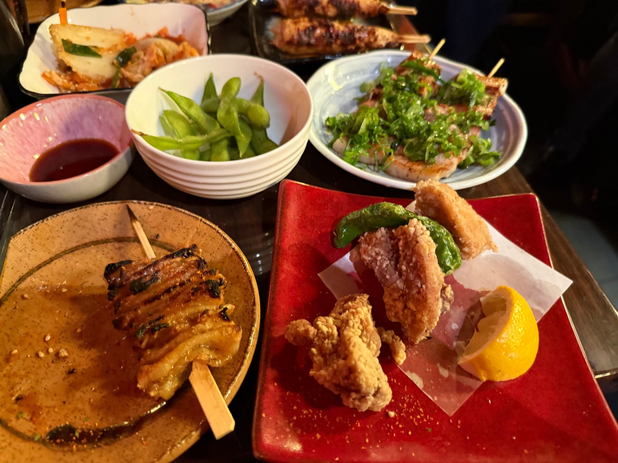 Everything was good except the unagi.