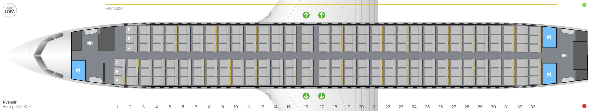 ryanair dimensions