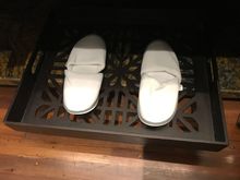 Slippers in walkin closet