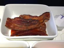 Maple glazed bacon