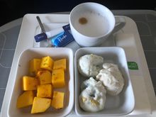 Mango and ice cream