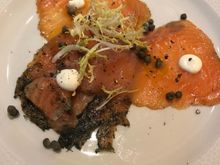 Gravad lax. Not particularly good.