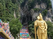 Really incredible to look at from a distance - the statue is 140 feet tall!