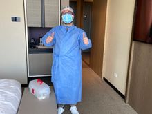 In the morning a doctor came to do a RT-PCR in my room. This time I got my results quickly and it was negative! Considering I had a runny nose and cough, with itchy throat.. I was happy. Didn’t want to be stuck 14 days in quarantine out here 