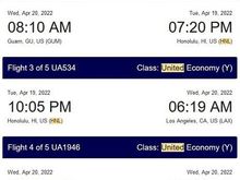 The craziest US-domestic route I could think of