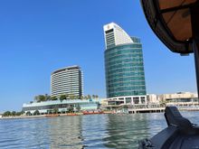 Arriving by boat from the Creek